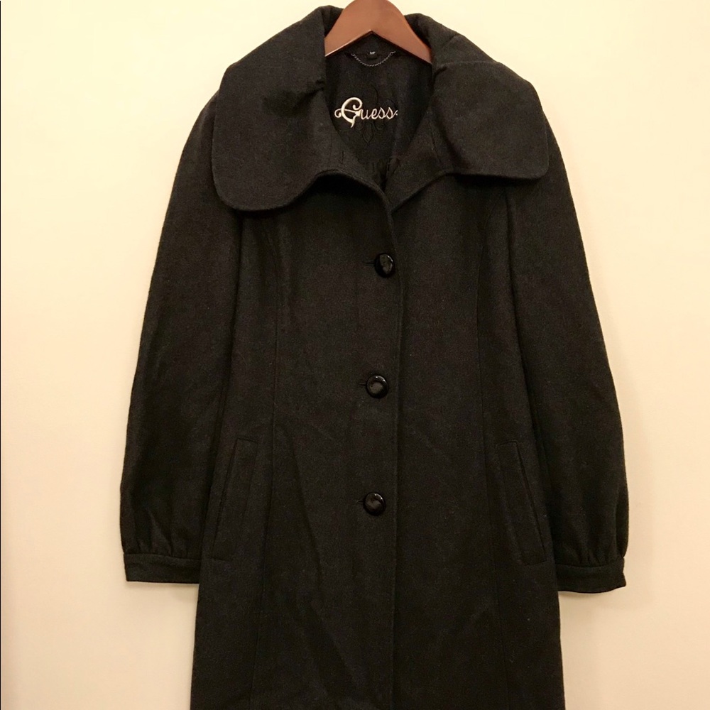 Guess Wool Blend Pea Coat